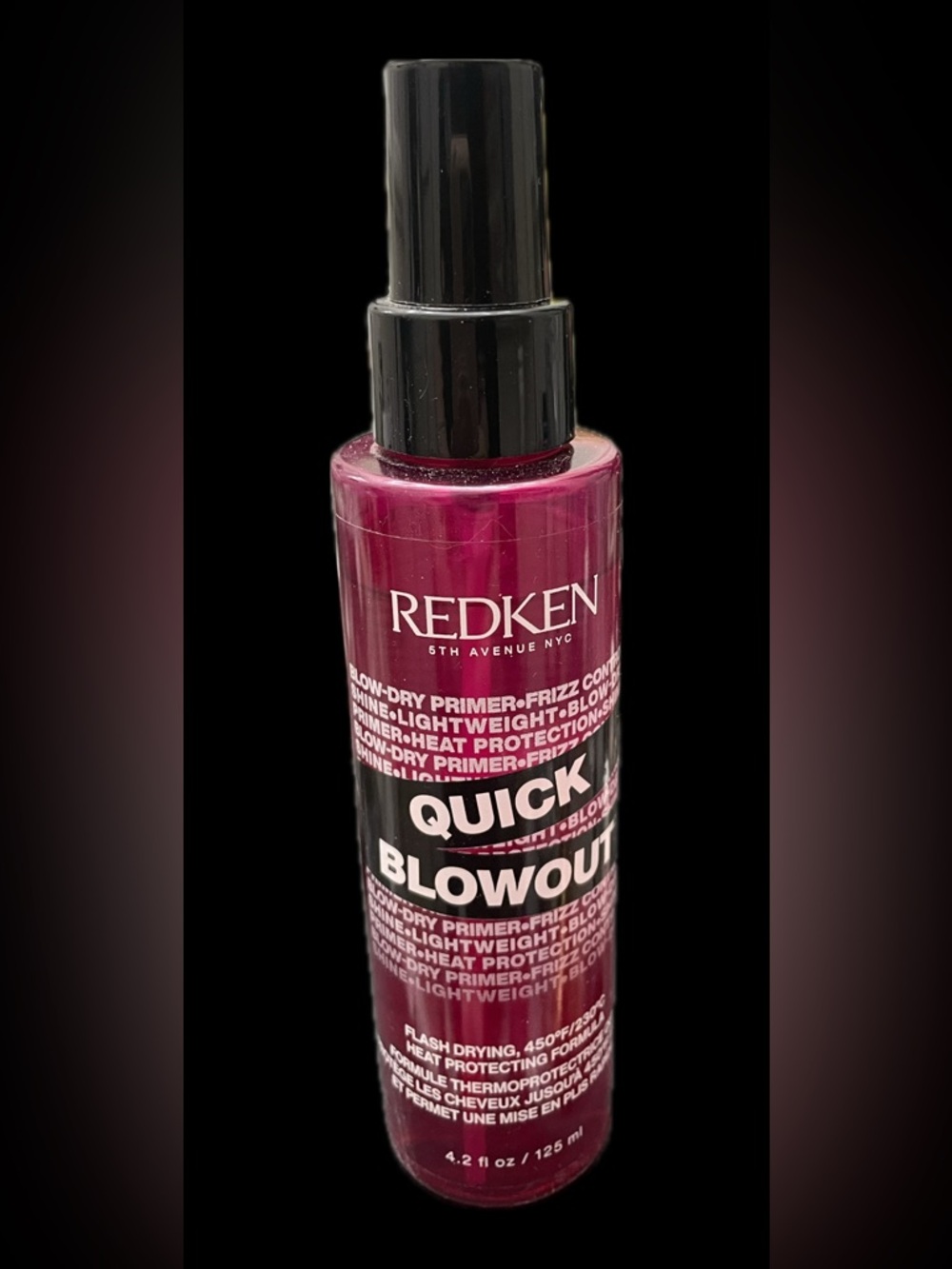 Redken Quick Blowout Heat Protecting Primer - Deep Pink